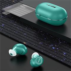 飞利浦/PHILIPS 真无线蓝牙耳机  TAT1205 翡冷翠