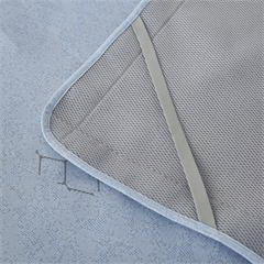 卡帝乐鳄鱼/CARTELO 卡洛伊冰丝席-三件套 CC10X30013 席子：180*200CM   枕套：74*48CM*2