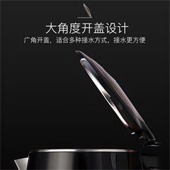 苏泊尔/SUPOR 电水壶热水壶 1.7L全钢无缝双层防烫电热水壶 304不锈钢烧水壶 SWF17E13B 典雅金