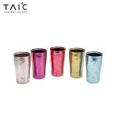 钛度/TAIC 纯钛啤酒杯 B0459-1801 80*80*140mm 99g 450ml 流光金