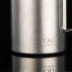 钛度/TAIC 纯钛马克杯 B0459-1606 86*86*94mm 69g 450ml  银灰色