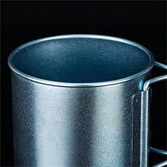 钛度/TAIC 纯钛马克杯 B0459-1606 86*86*94mm 69g 450ml  浅蓝色