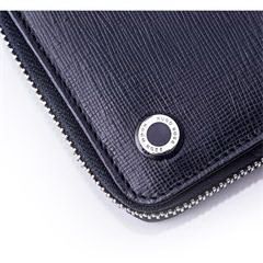 Hugo Boss 传承系列长款拉链袋 HLV804N 蓝色 40页 200 x 115 x 18mm