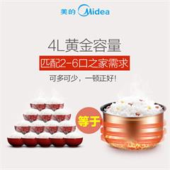 美的/Midea 电饭煲 WFD4016 3L 按键式