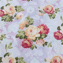 富安娜/FUANNA 磨毛四件套 晨光田园 1.5 /1.8m床 被套203*229cm*1件 床单230*250cm*1件 枕套74*48cm*2件