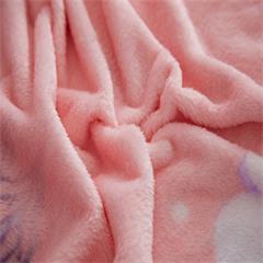 恒源祥/Reigee 漫步花间绒毯 HYX021MT 聚酯纤维 约600g 180*200cm