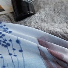 恒源祥/Reigee 那年花开生态磨毛四件套 TBK2025 枕套48*74cm*2  被套200*230cm  床单250*245cm