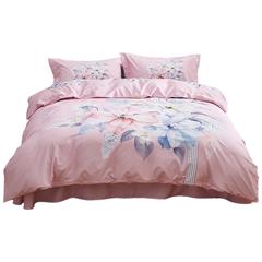 恒源祥/Reigee 全棉活性四件套(缤纷花影) TBK2037 枕套48*74*2cm   被套200*230cm   床单230*250cm