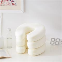 恒源祥/Reigee U型枕（粉、蓝、灰混搭） TDK1005-5 聚酯纤维