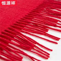 恒源祥/Reigee 羊毛围巾（大红）韵雅难忘 SF80-3 125g 30*180