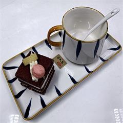 德国/CODA 濑户烧咖啡杯碟套装 D2019 咖啡杯 咖啡勺 咖啡碟