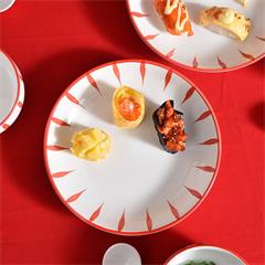德国/CODA E2004 鸿运来餐具10件套（4.5寸碗*4 8寸盘*2 小勺*4）