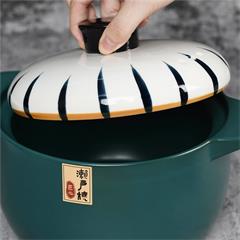 德国/CODA D2017 濑户烧砂锅 砂锅4.2L 墨绿色
