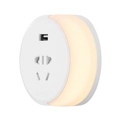 欧普照明/opple 月色多功能小夜灯 OP630XYUSB 0.4W 光控智能感应 80x95.5(mm)