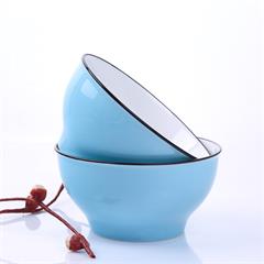 爱依瑞斯/ARIS 12头餐具套装 AS-D1205H 星空蓝 4.5寸饭碗4个、免漆竹筷4双、7.5寸深盘2个、汤勺2个