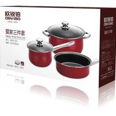 欧锐铂/ORVIBO  爱家三件套 ORB-103 24/24/18 CM 精铸铁（炫彩不沾工艺）