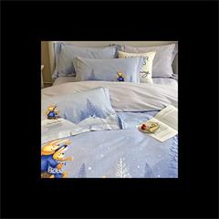 唐纳家纺/IDONNA 全棉生态活性磨毛四件套 TN-HXMM098 被套 200*230CM  床单:245*250CM 枕套:48*74CM*2