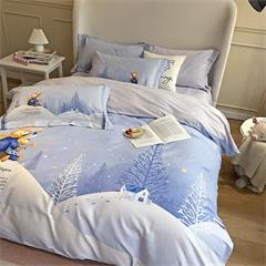 唐纳家纺/IDONNA 全棉生态活性磨毛四件套 TN-HXMM098 被套 200*230CM  床单:245*250CM 枕套:48*74CM*2