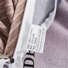 唐纳家纺/IDONNA 全棉活性磨毛四件套 TN-QMHS0019  被套 200*230CM 床单 245*250CM  枕套 48*74CM*2