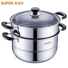 苏泊尔/SUPOR 易存储不锈钢双层蒸锅 SZ26B2