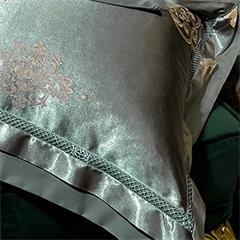 恒源祥/Reigee 望阙 戴兰 贡缎提花四件套 HYXT109